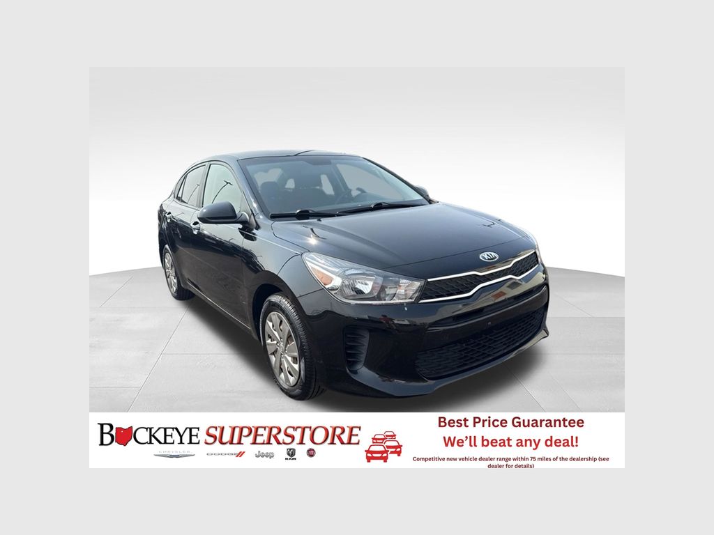 Aurora Black 2020 Kia Rio Sedan Front-Wheel Drive Continuously Variable Transmission