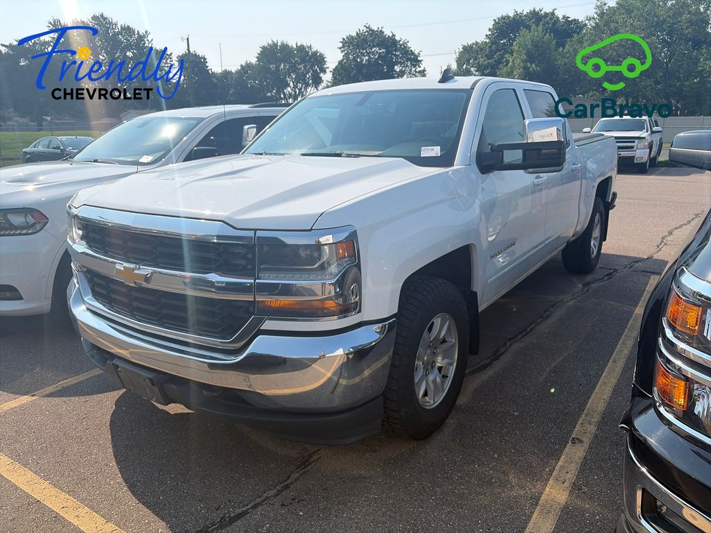 Summit White 2016 Chevrolet Silverado 1500 Pickup Truck Four-Wheel Drive 6-Speed Automatic Overdrive