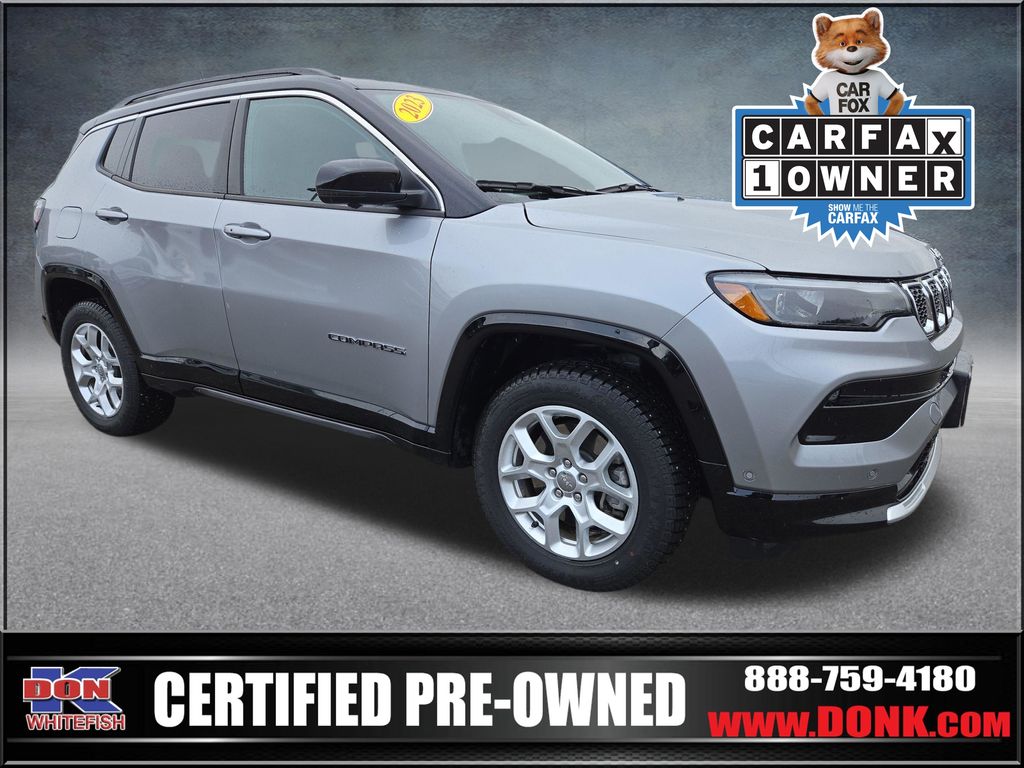 Billet Silver Metallic Clearcoat 2023 Jeep Compass Limited 4WD SUV / Crossover Four-Wheel Drive 8-Speed Automatic