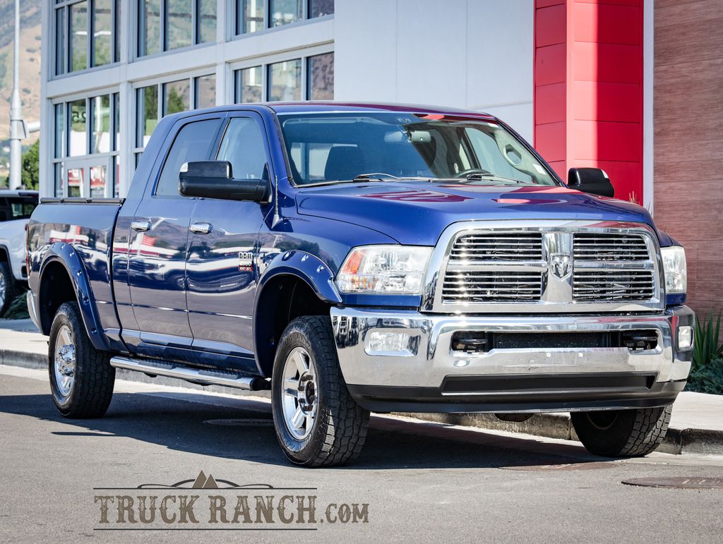 Deep Water Blue Pearlcoat/Black CC 2010 Dodge RAM 2500 Pickup Truck Four-Wheel Drive 6-Speed Automatic