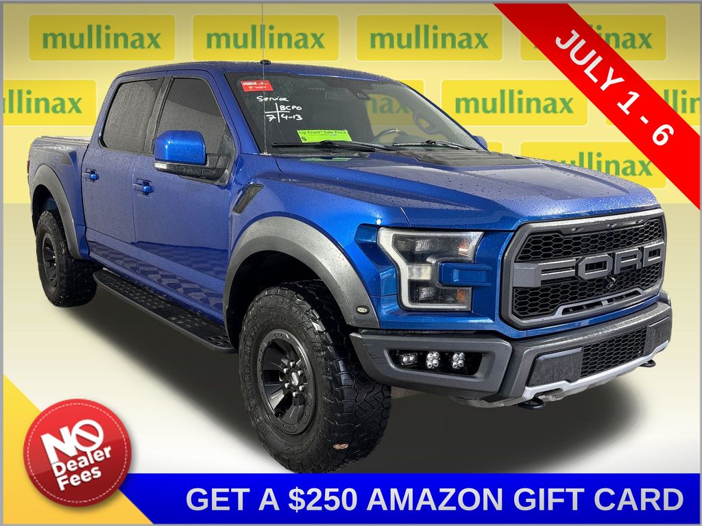 Lightning Blue 2018 Ford F-150 Pickup Truck Four-Wheel Drive Automatic