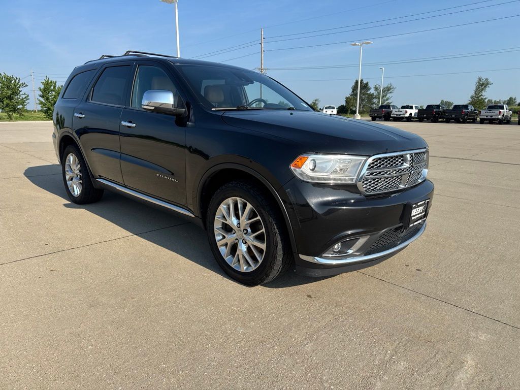 Brilliant Black Crystal Pearlcoat 2015 Dodge Durango SUV / Crossover All-Wheel Drive 8-Speed Automatic