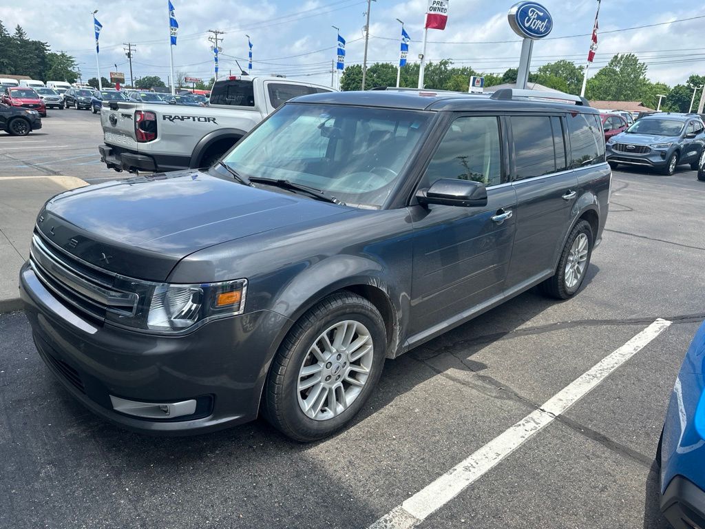Gray (Magnetic) 2018 Ford Flex SEL AWD SUV / Crossover All-Wheel Drive 6-Speed Automatic
