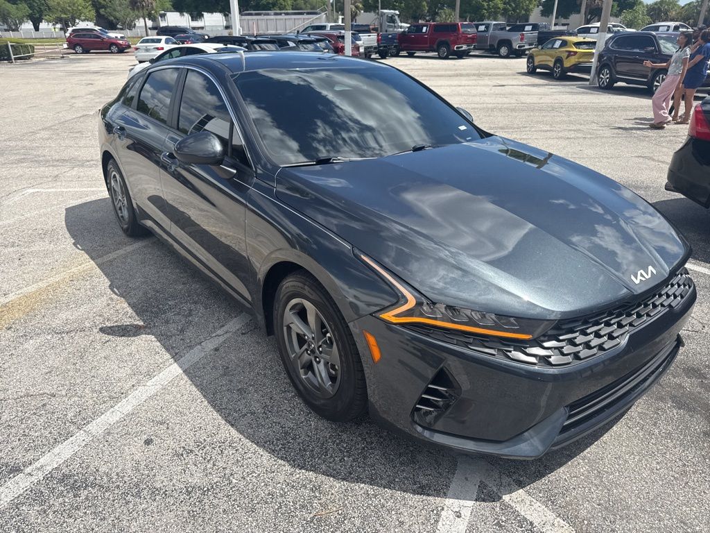 Gravity Gray 2023 Kia K5 LXS FWD Sedan Front-Wheel Drive 8-Speed Automatic