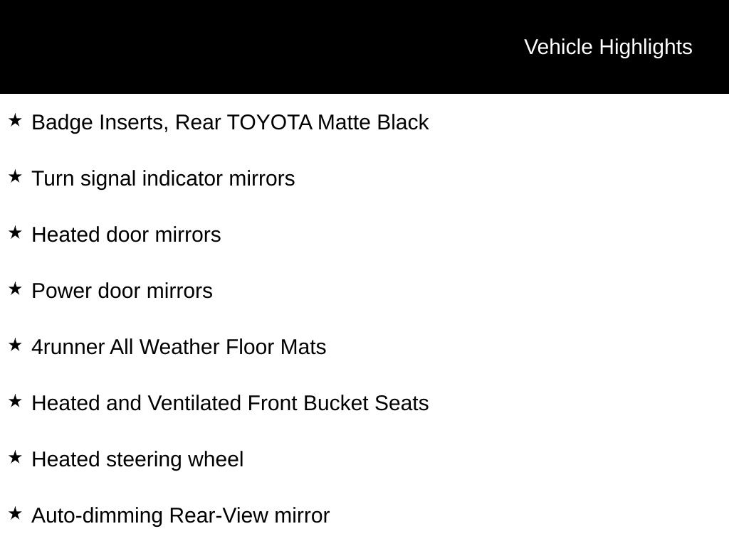 New 2026 Toyota 4Runner SUV