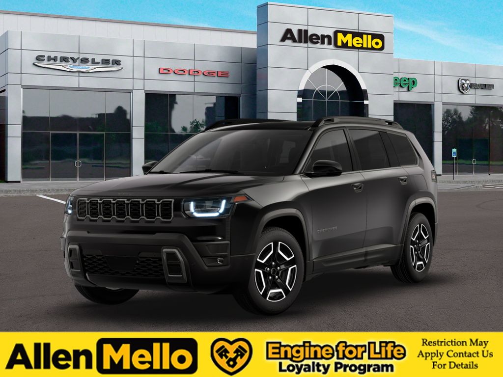 Diamond Black Crystal Pearlcoat 2026 Jeep Cherokee SUV / Crossover Four-Wheel Drive Continuously Variable Transmission