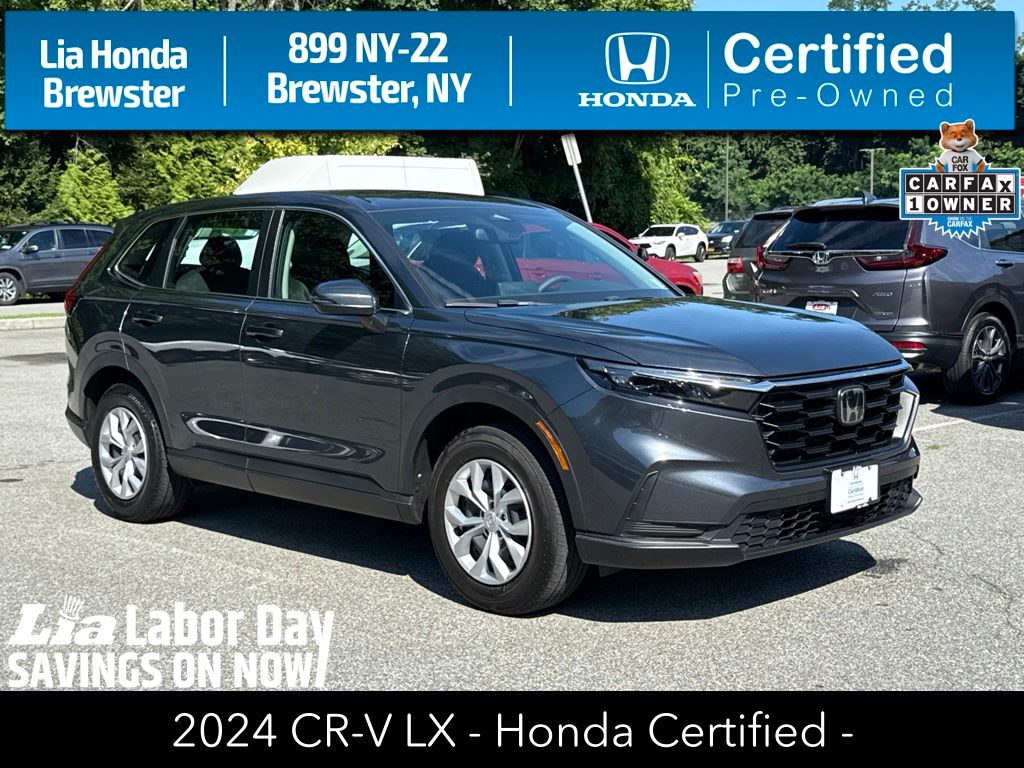 Gray 2024 Honda CR-V SUV / Crossover All-Wheel Drive Continuously Variable Transmission