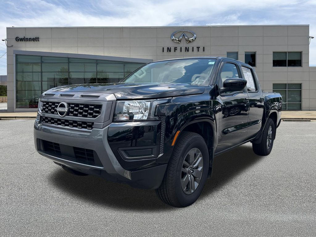Super Black 2025 Nissan Frontier Pickup Truck 4X2 9-Speed Automatic Overdrive