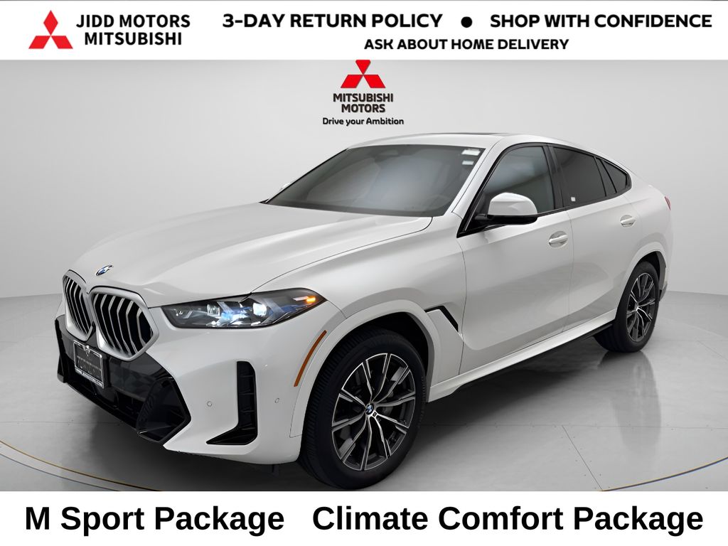 White Metallic 2025 BMW X6 SUV / Crossover All-Wheel Drive 8-Speed Automatic