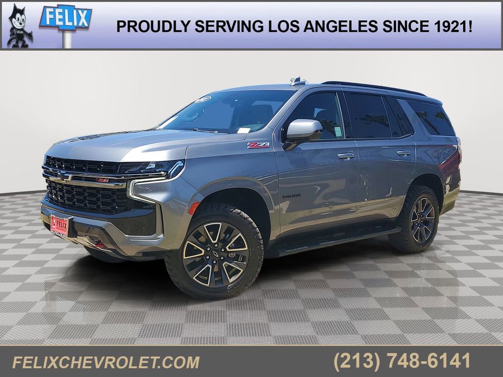 Gray (Satin Steel Metallic) 2021 Chevrolet Tahoe Z71 4WD SUV / Crossover Four-Wheel Drive