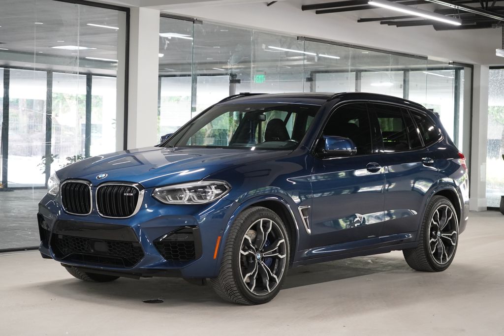 Phytonic Blue Metallic 2020 BMW X3 M SUV / Crossover All-Wheel Drive 8-Speed Automatic