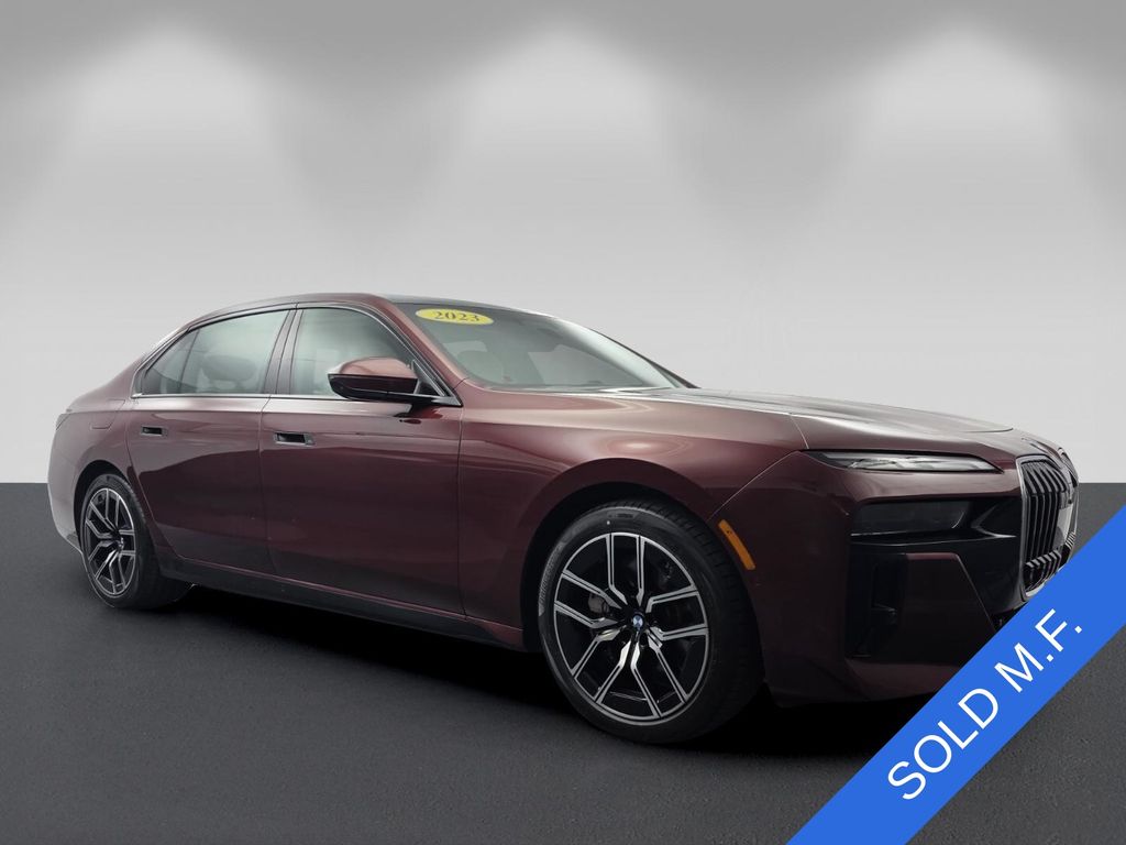Aventurin Red Metallic 2023 BMW 7 Series Sedan All-Wheel Drive 8-Speed Automatic