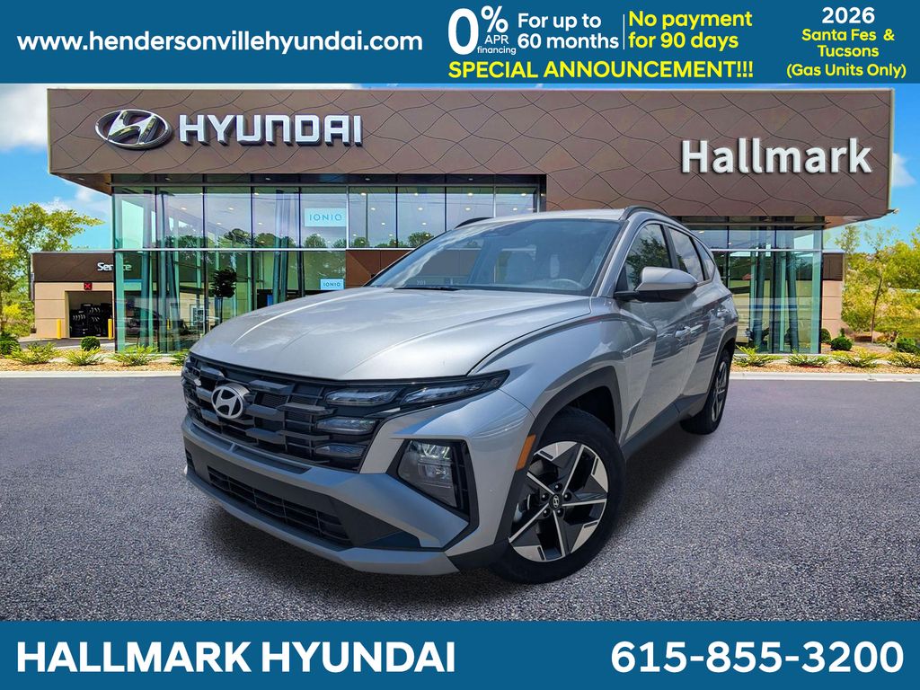 Shimmering Silver 2026 Hyundai Tucson SEL FWD SUV / Crossover Front-Wheel Drive 8-Speed Automatic