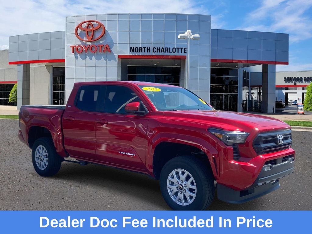 Supersonic Red 2025 Toyota Tacoma Pickup Truck Four-Wheel Drive 8-Speed Automatic