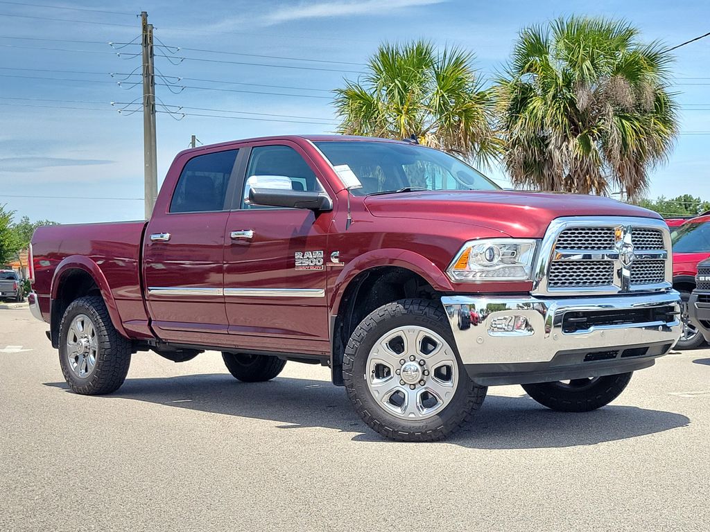Flame Red Clearcoat 2016 RAM 2500 Laramie Crew Cab 4WD Pickup Truck Four-Wheel Drive 6-Speed Automatic