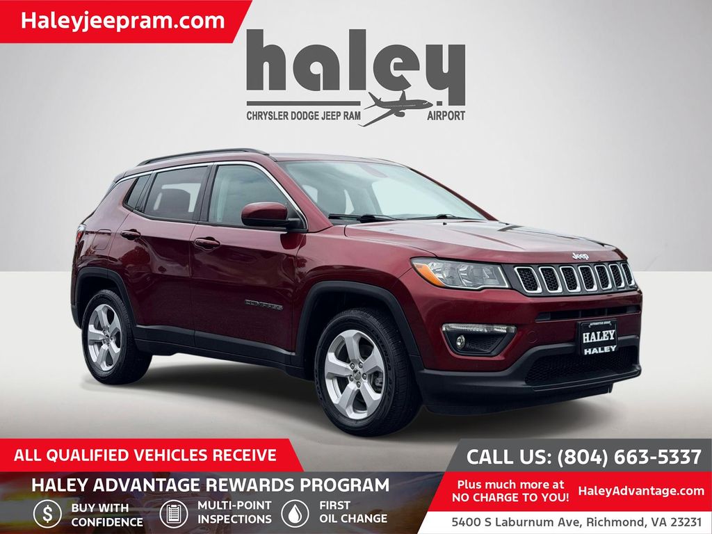 Velvet Red Pearlcoat 2021 Jeep Compass SUV / Crossover Front-Wheel Drive 6-Speed Automatic