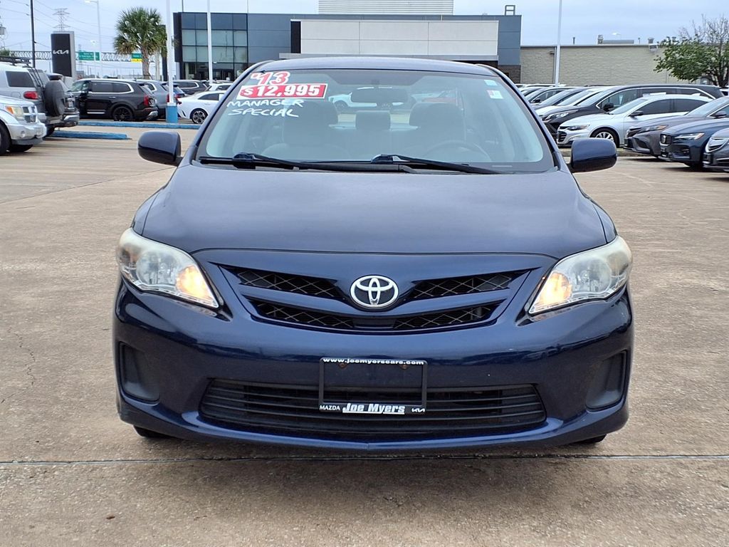 2013 Toyota Corolla L Blue at Durrett Motor Company