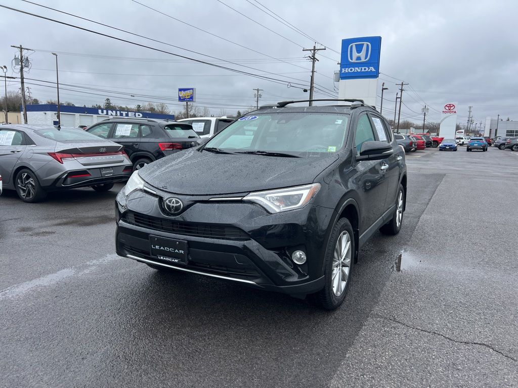 Black 2018 Toyota RAV4 Limited AWD SUV / Crossover All-Wheel Drive 6-Speed Automatic