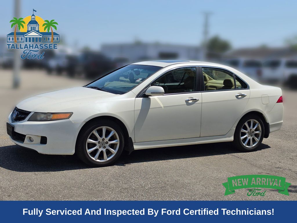 Premium White Pearl 2006 Acura TSX Sedan Front-Wheel Drive 5-Speed Automatic
