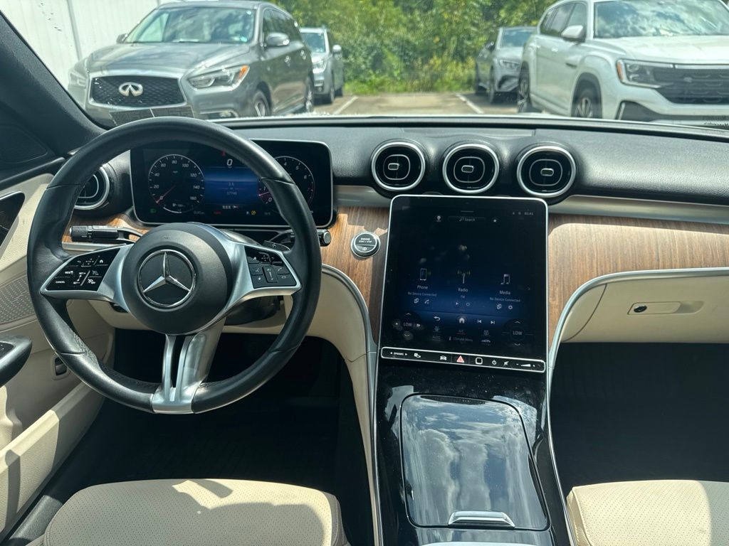 2024 Mercedes-Benz C-Class C 300 White at John Sisson Motors