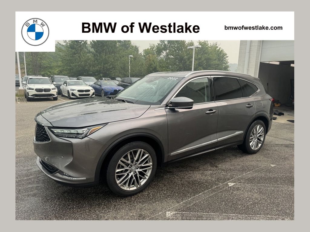 Liquid Carbon Metallic 2022 Acura MDX SUV / Crossover All-Wheel Drive Automatic