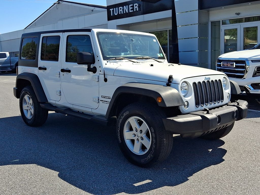 Bright White Clearcoat 2017 Jeep Wrangler SUV / Crossover Four-Wheel Drive 5-Speed Automatic