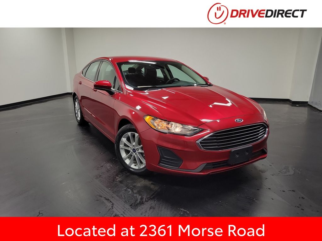 Red Metallic 2020 Ford Fusion SE FWD Sedan Front-Wheel Drive 6-Speed Automatic