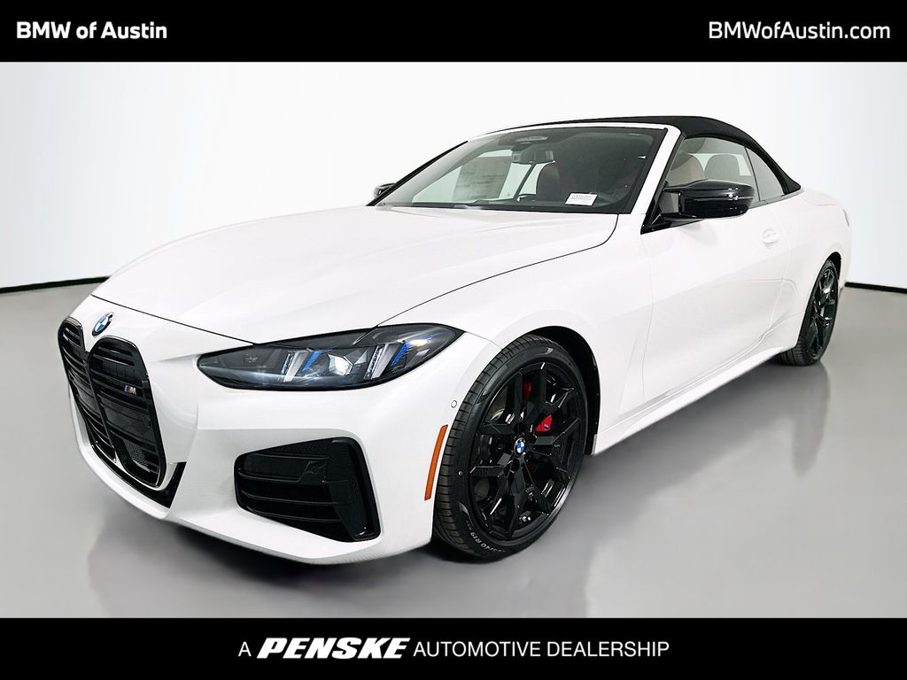 Mineral White Metallic 2026 BMW 4 Series M440i Convertible RWD Convertible Rear-Wheel Drive 8-Speed Automatic