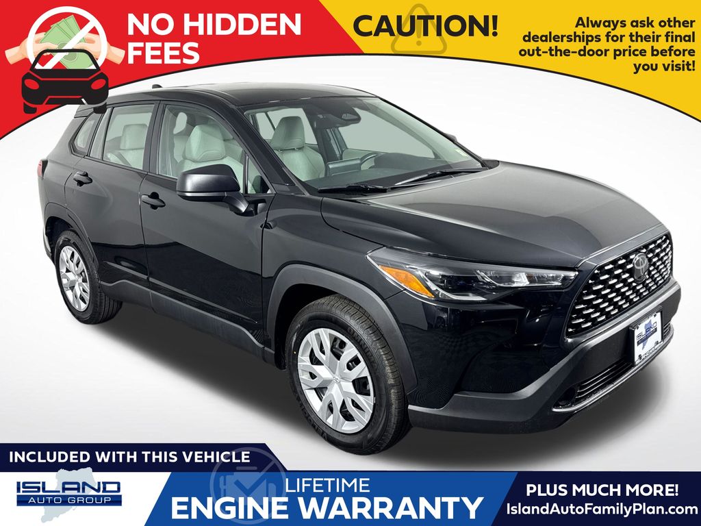 Jet Black 2023 Toyota Corolla Cross L AWD SUV / Crossover All-Wheel Drive Continuously Variable Transmission