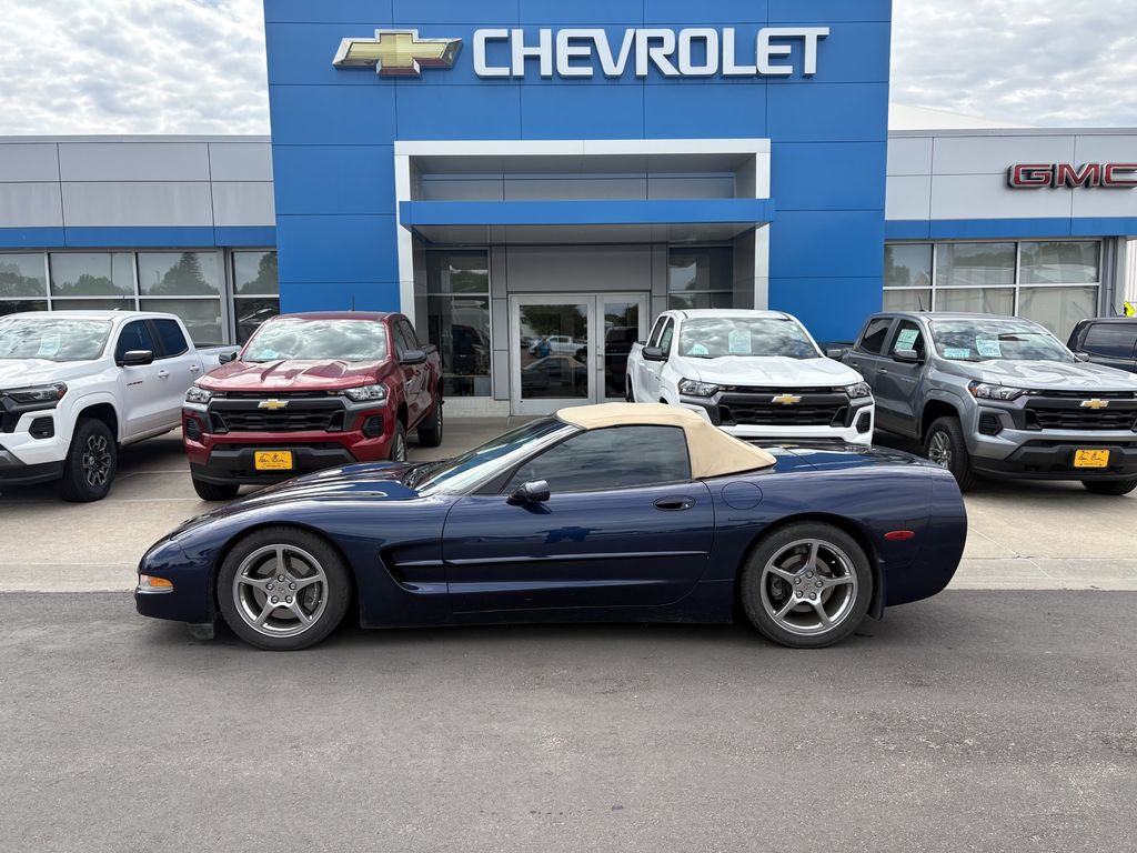 Dark Sapphire Metallic 2001 Chevrolet Corvette Convertible Rear-Wheel Drive 6-Speed Manual