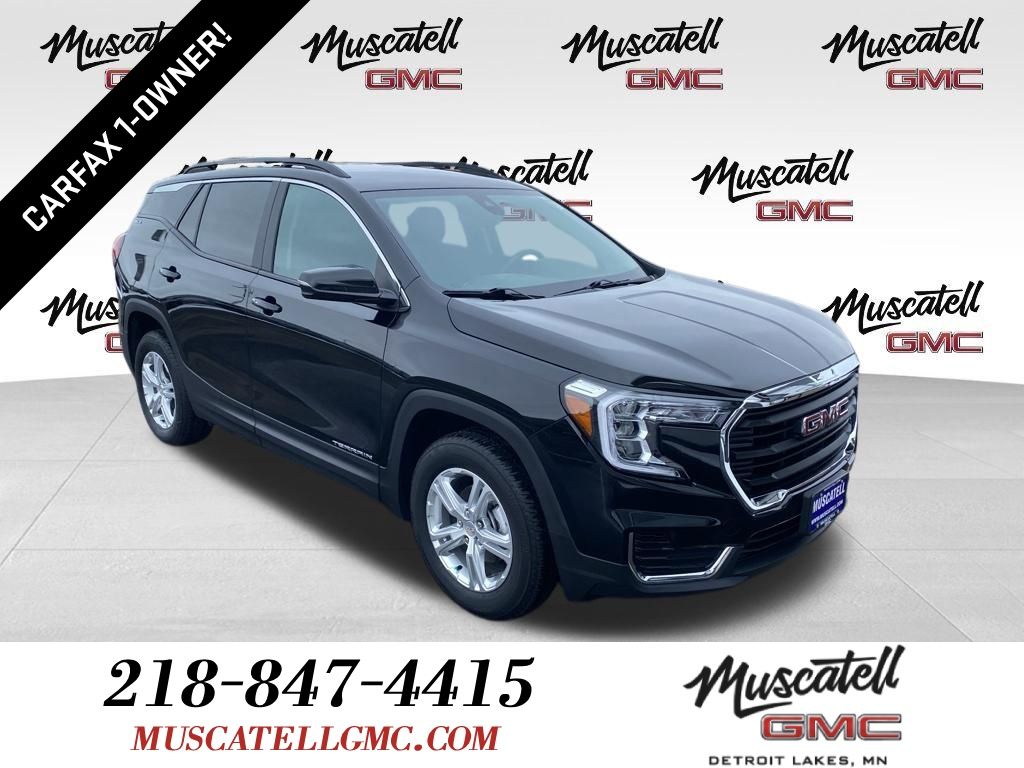 Black (Ebony Twilight Metallic) 2024 GMC Terrain SLE AWD SUV / Crossover All-Wheel Drive 9-Speed Automatic