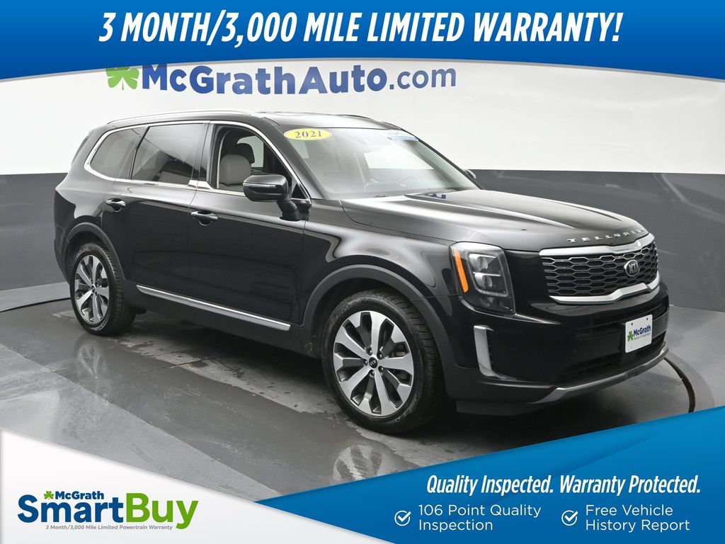 Ebony Black 2021 Kia Telluride SUV / Crossover All-Wheel Drive 8-Speed Automatic