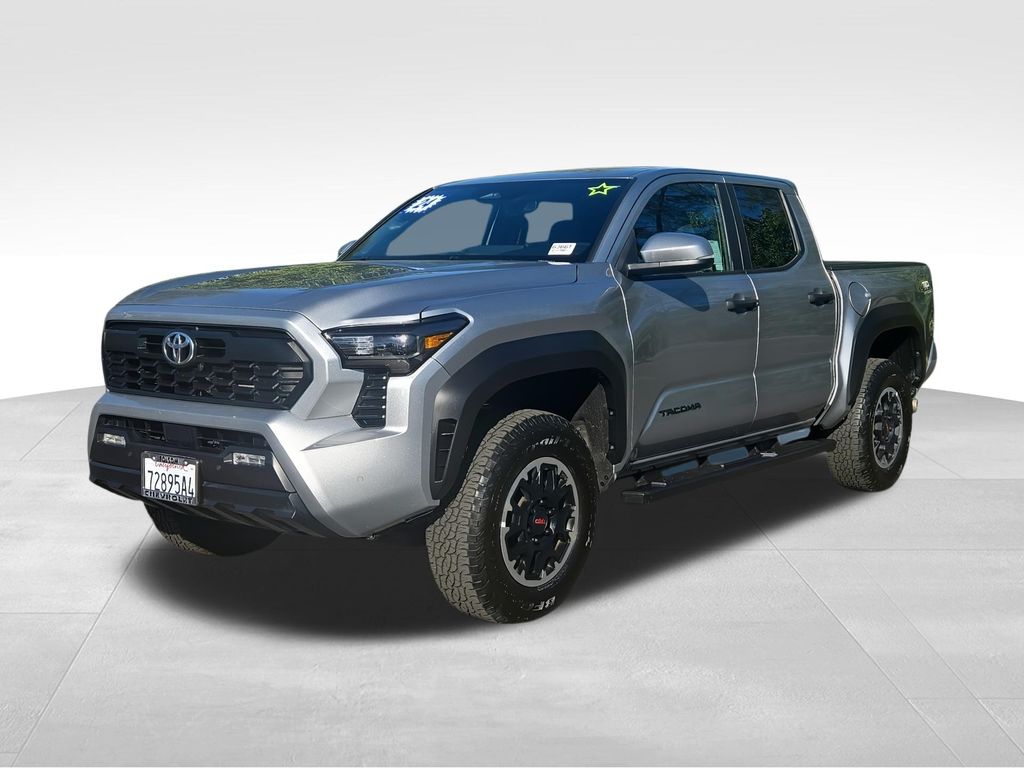 Celestial Silver Metallic 2024 Toyota Tacoma Pickup Truck Four-Wheel Drive 8-Speed Automatic