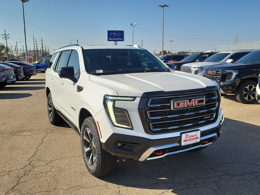 2026 GMC Yukon AT4 White at Brown Buick GMC