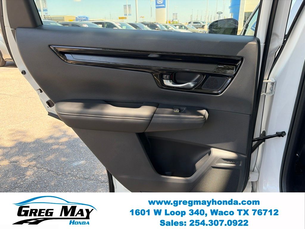2026 Honda CR-V EX-L White at Greg May Honda