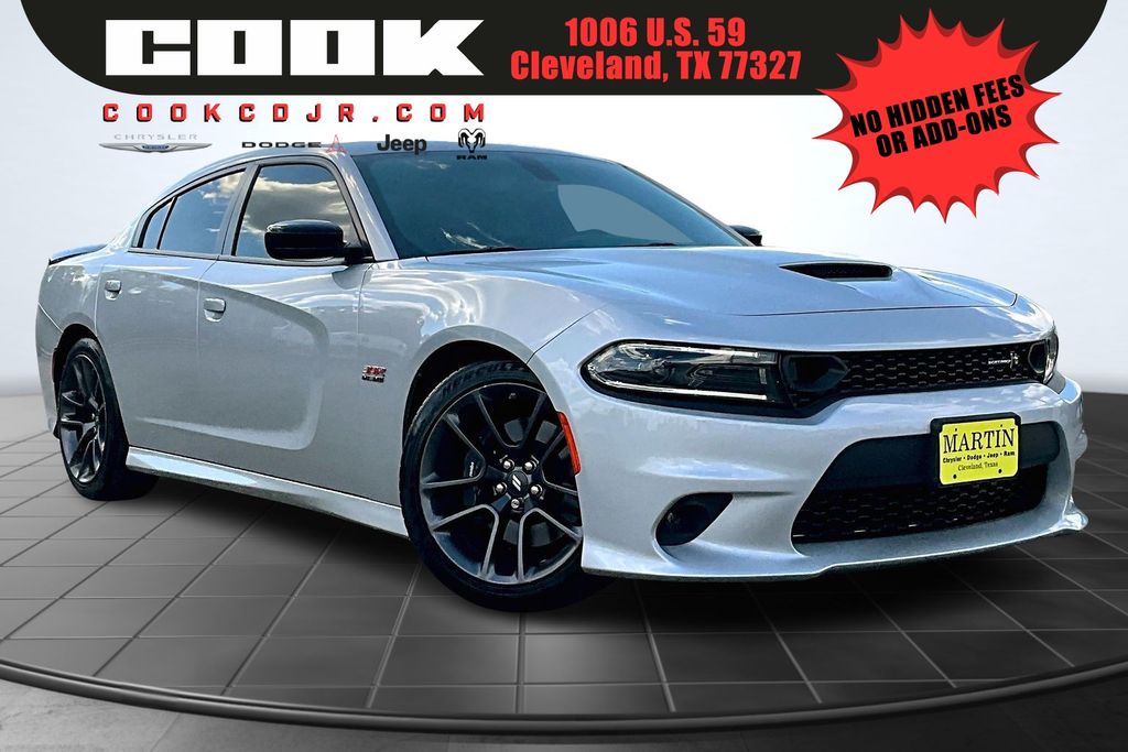 2023 Dodge Charger R/T Scat Pack Silver at Central Houston Nissan