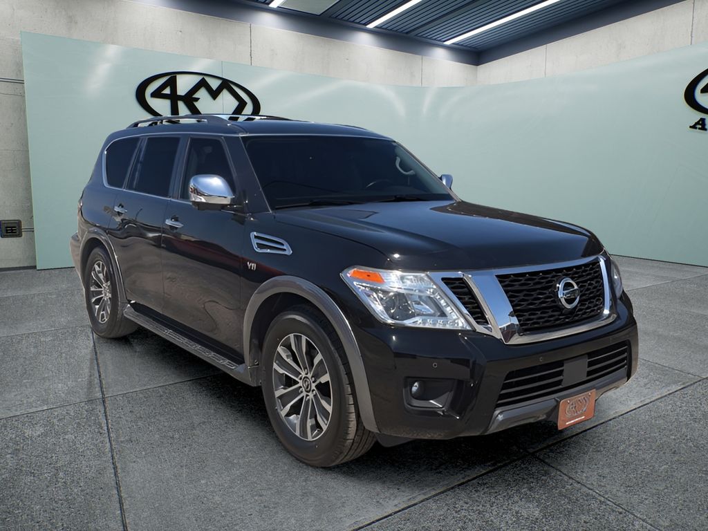 Super Black 2019 Nissan Armada SL RWD SUV / Crossover 4X2 7-Speed Automatic