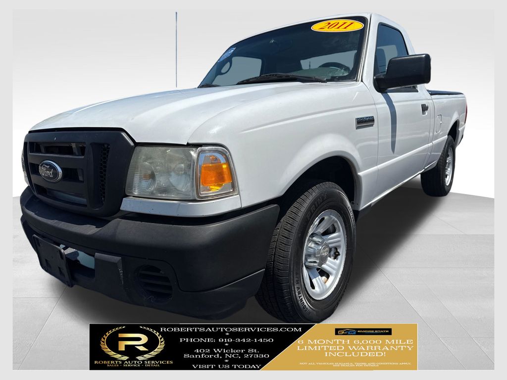 Oxford White 2011 Ford Ranger Pickup Truck 4X2 5-Speed Automatic Overdrive