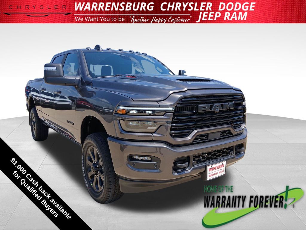 Gray (Granite Crystal Metallic Clearcoat) 2026 RAM 2500 Pickup Truck Four-Wheel Drive 8-Speed Automatic
