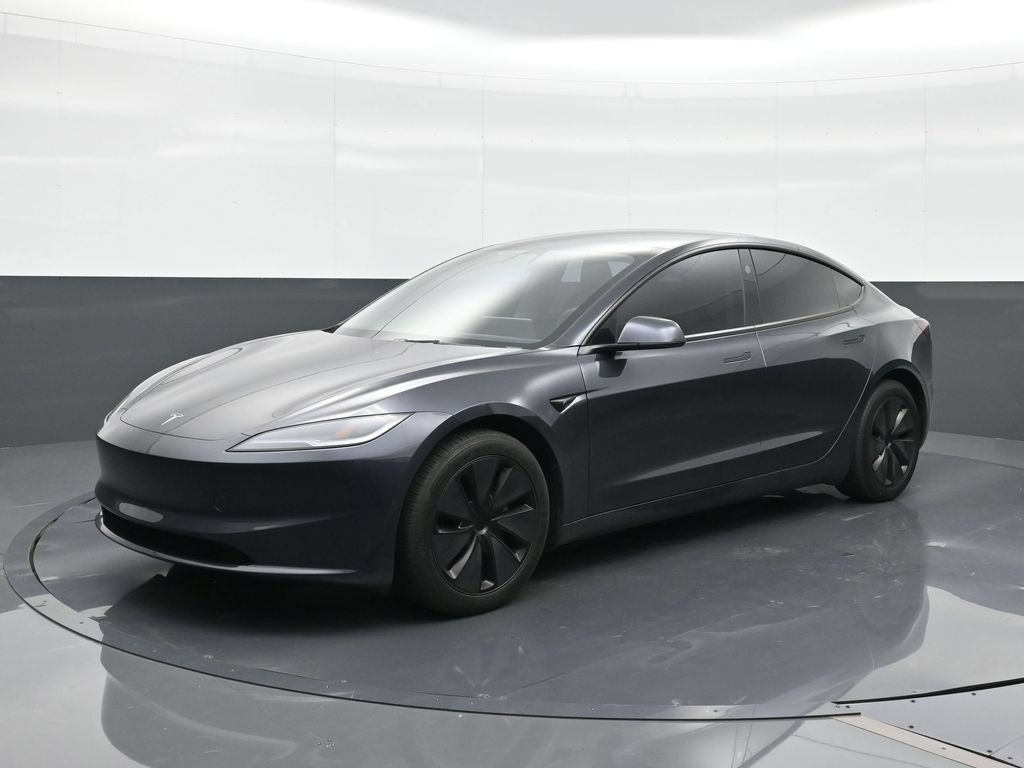 Gray (Stealth Grey) 2025 Tesla Model 3 Sedan Rear-Wheel Drive 1-Speed Automatic