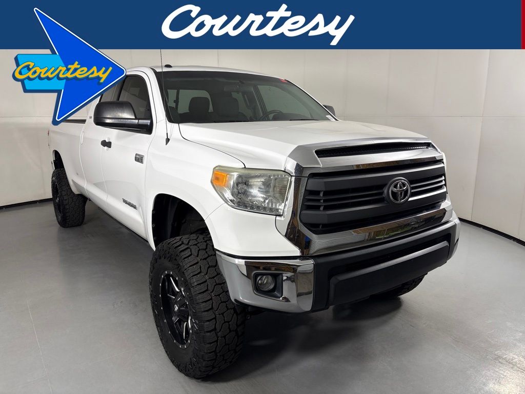 Super White 2014 Toyota Tundra Pickup Truck Four-Wheel Drive 6-Speed Automatic Overdrive