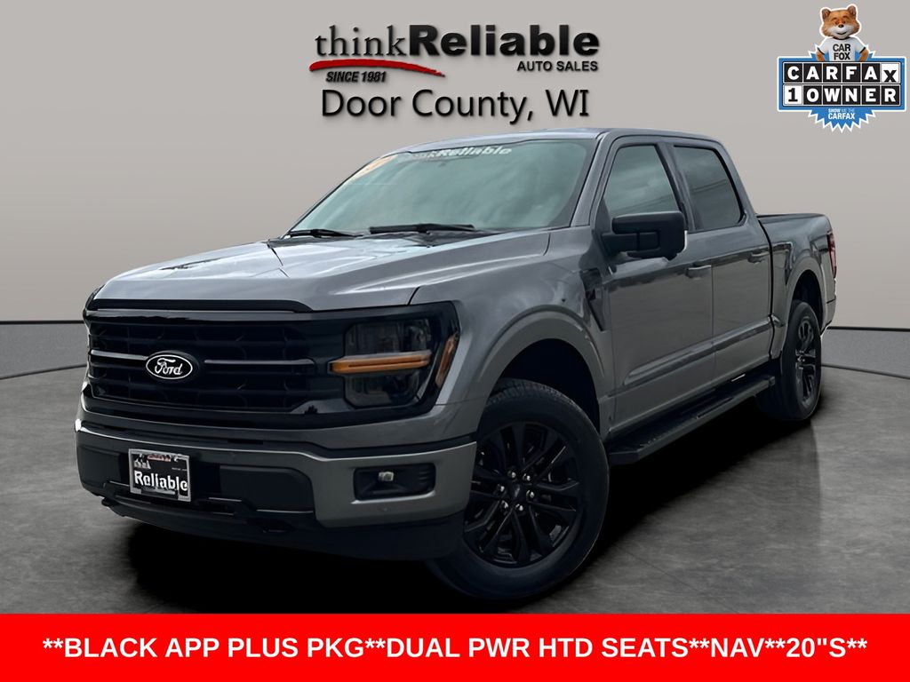 Carbonized Gray Metallic 2024 Ford F-150 Pickup Truck Four-Wheel Drive Automatic