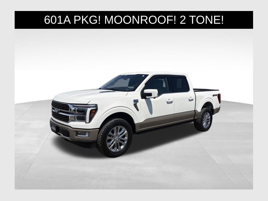 Star White Metallic Tri-Coat 2025 Ford F-150 Pickup Truck Four-Wheel Drive Automatic
