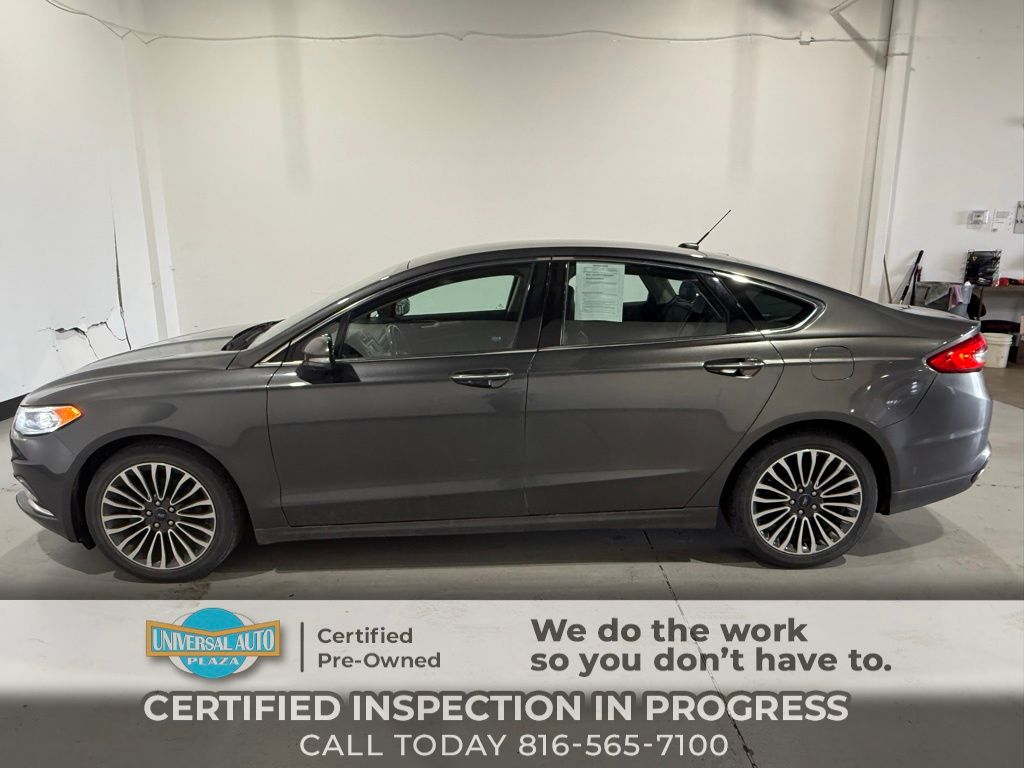 Gray (Magnetic) 2017 Ford Fusion SE Sedan Front-Wheel Drive 6-Speed Automatic