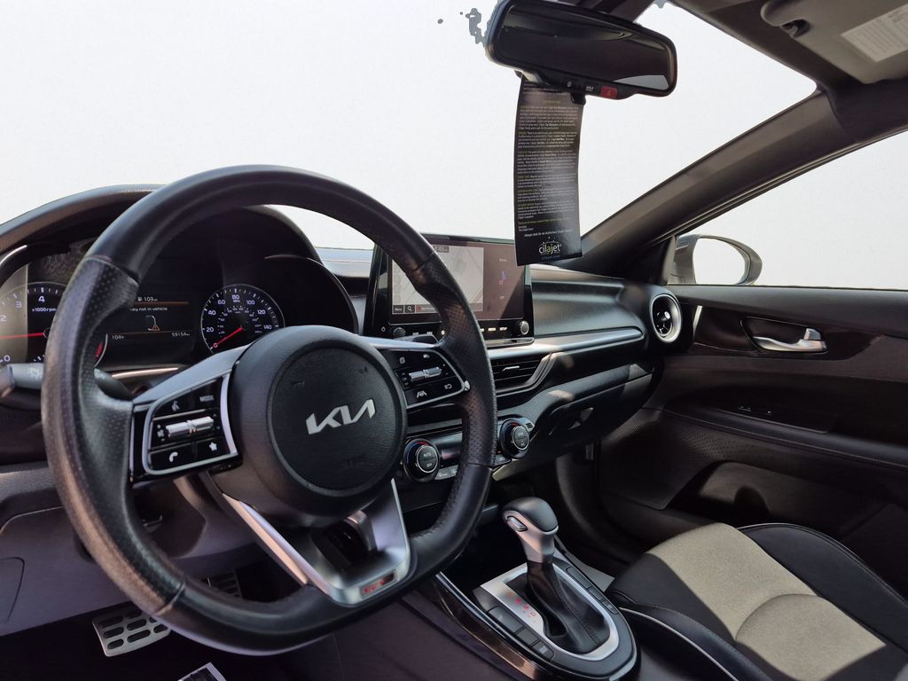 2023 Kia Forte GT-Line White at North Houston Mitsubishi