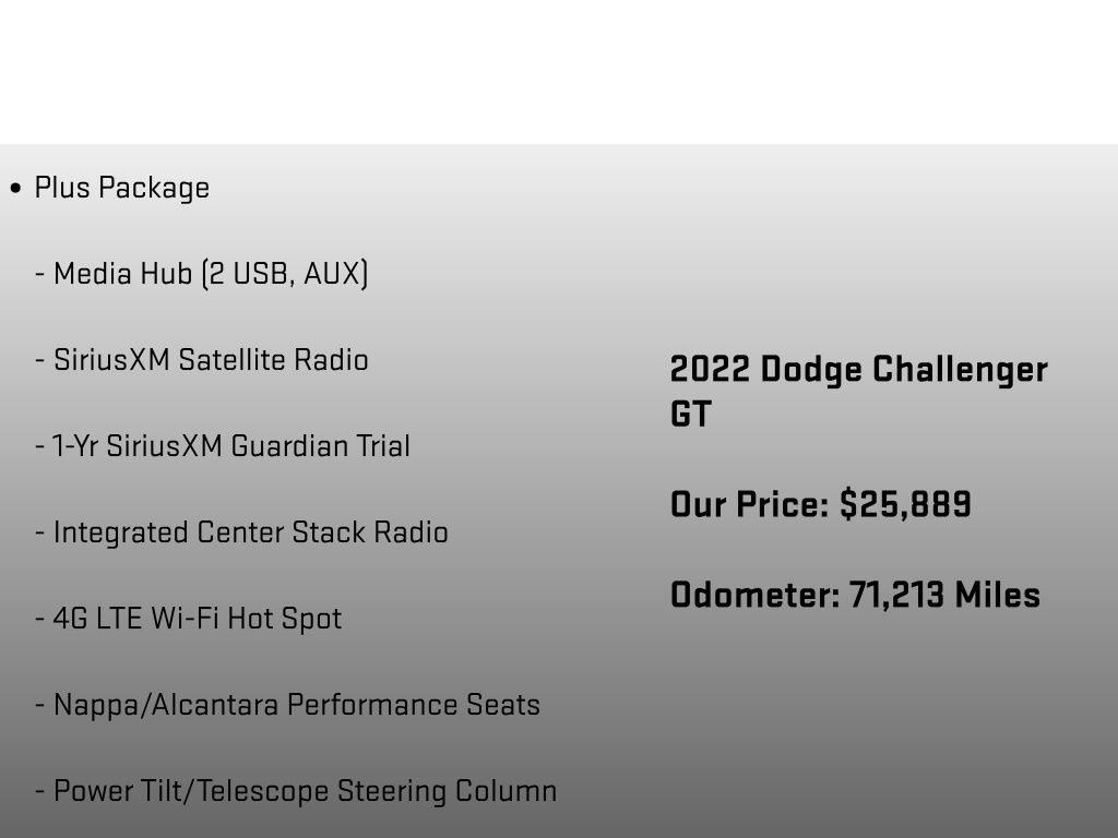 2022 Dodge Challenger GT Blue at South Hills CDJR