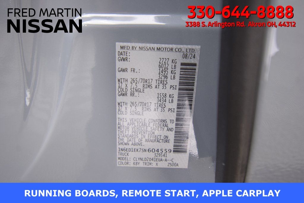 used 2025 Nissan Frontier car, priced at $39,994