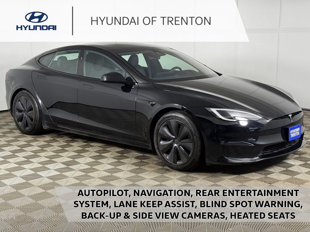 Solid Black 2023 Tesla Model S Sedan All-Wheel Drive 1-Speed Automatic