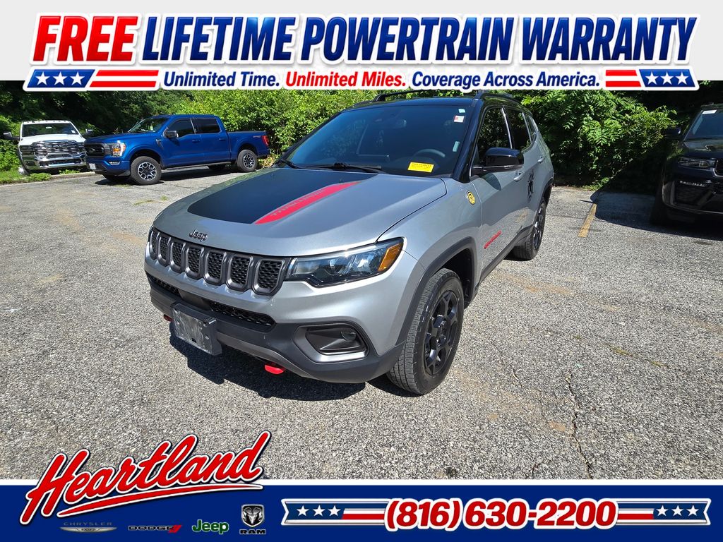 Billet Silver Metallic Clearcoat 2023 Jeep Compass SUV / Crossover Four-Wheel Drive 8-Speed Automatic