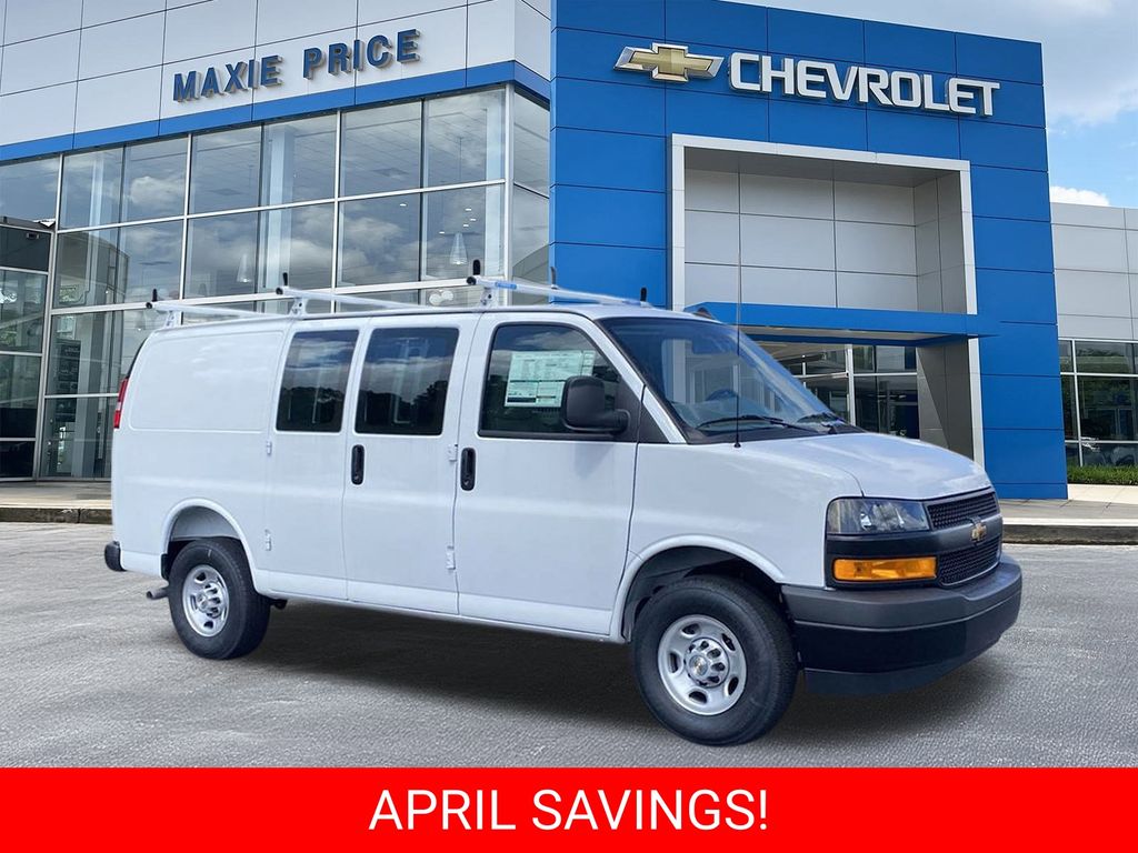 Summit White 2025 Chevrolet Express Cargo 2500 RWD Van Rear-Wheel Drive 8-Speed Automatic Overdrive